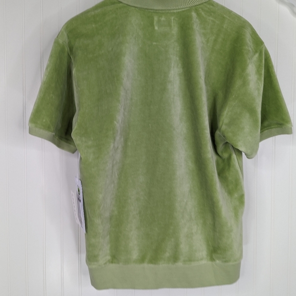 OBEY Stefano Short Sleeve Velour Polo NWT Sz M - Picture 11 of 13